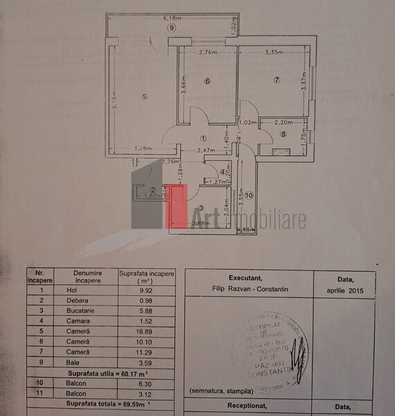 Drumul Taberei Apartament 3 camere langa metrou Valea Ialomitei